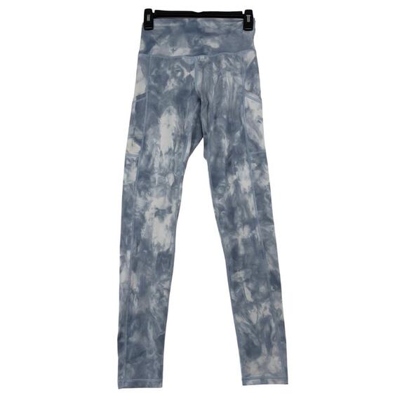 Offline by Aerie Hugger High Rise Legging Size M Blue Tie Dye Long Inseam - Picture 1 of 10